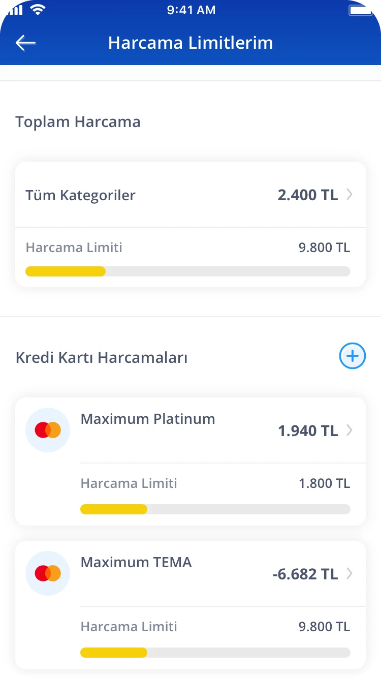 Spending limits.
